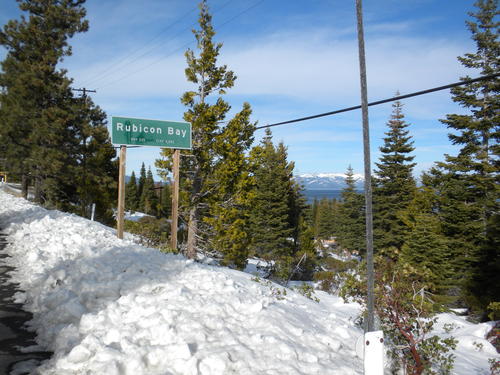 Rubicon Bay Sign